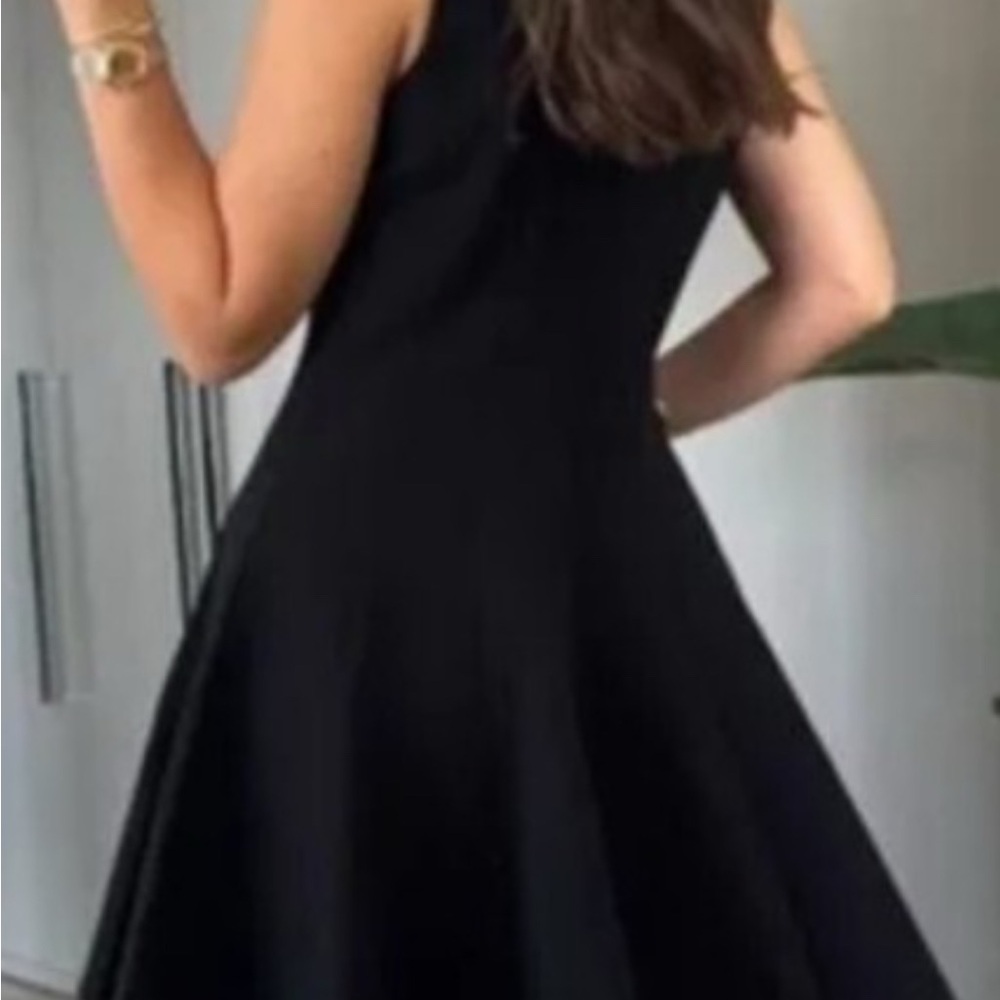 Rare,sexy Zara Collection limited edition Chic Black Midi Dress XL,new,no tags .